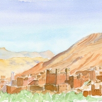 aquarelle-dades-maroc