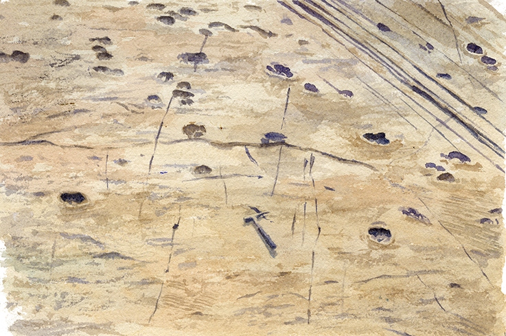 aquarelle-emosson-traces-dinosaures