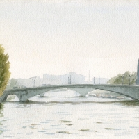 Watercolour-Pont-Tournelle