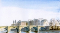 Watercolor-Pont-Neuf-Paris-3