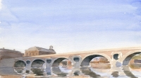 Watercolour-Pont-Neuf-Toulous